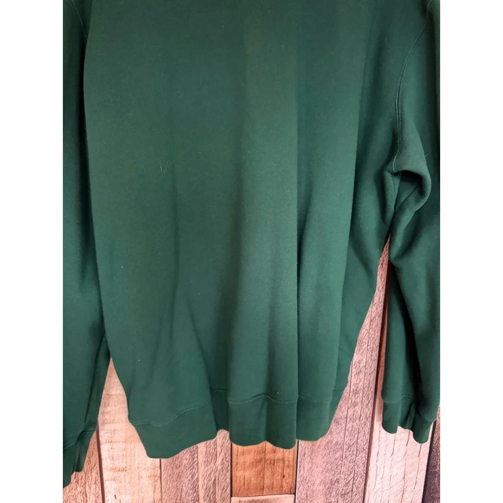 Polo Ralph Lauren Quarter Zip Sweatshirt‎ Green Preppy Classic Heritage Size XXL